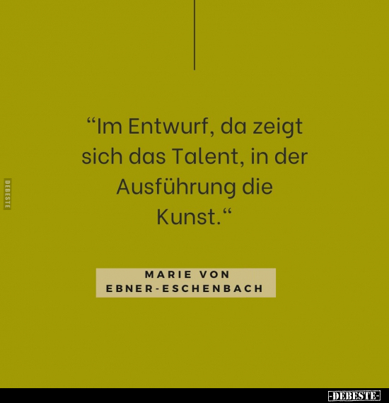 "Im Entwurf, da zeigt sich das Talent, in der Ausführung.." - Lustige Bilder | DEBESTE.de