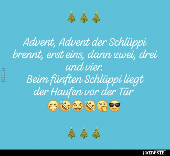 Advent, Advent der Schlüppi brennt.. - Lustige Bilder | DEBESTE.de