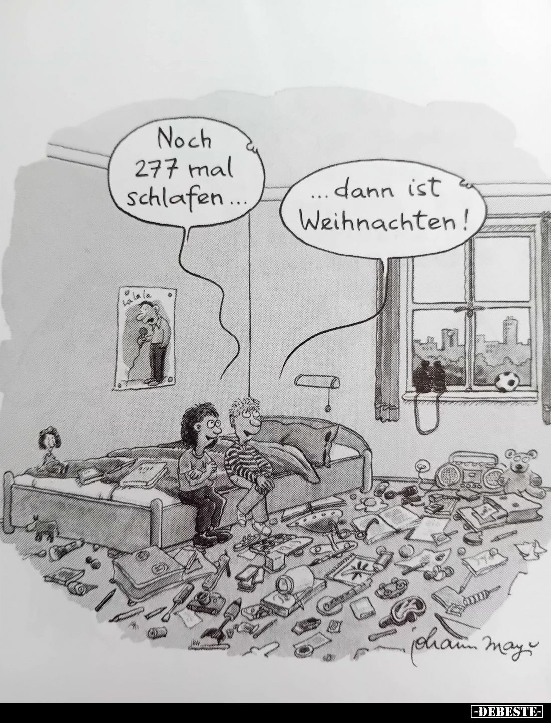 Noch 277 mal schlafen... dann ist Weihnachten!.. - Lustige Bilder | DEBESTE.de