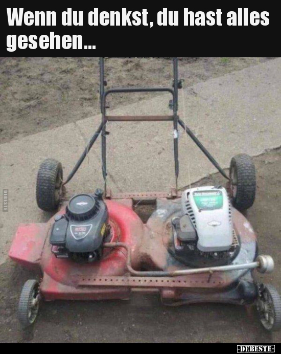 Wenn du denkst, du hast alles gesehen...