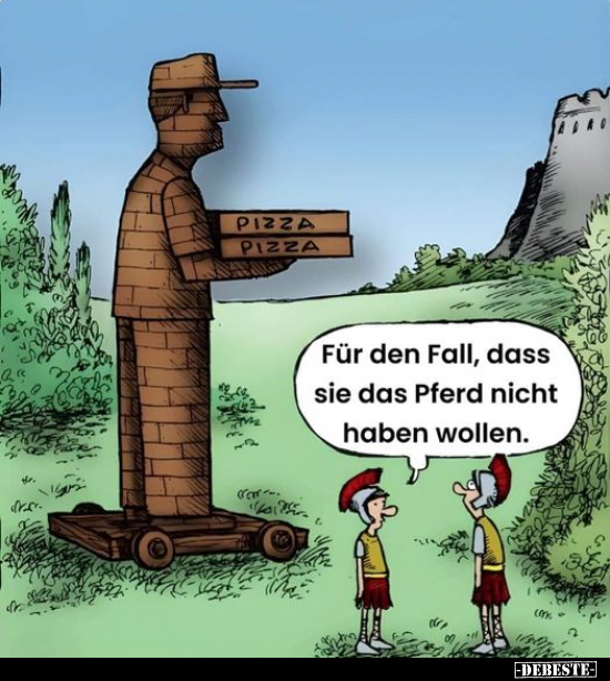 Für den Fall, dass sie das Pferd nicht haben wollen... - Lustige Bilder | DEBESTE.de