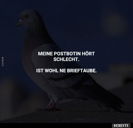 Meine Postbotin hört schlecht.. - Lustige Bilder | DEBESTE.de