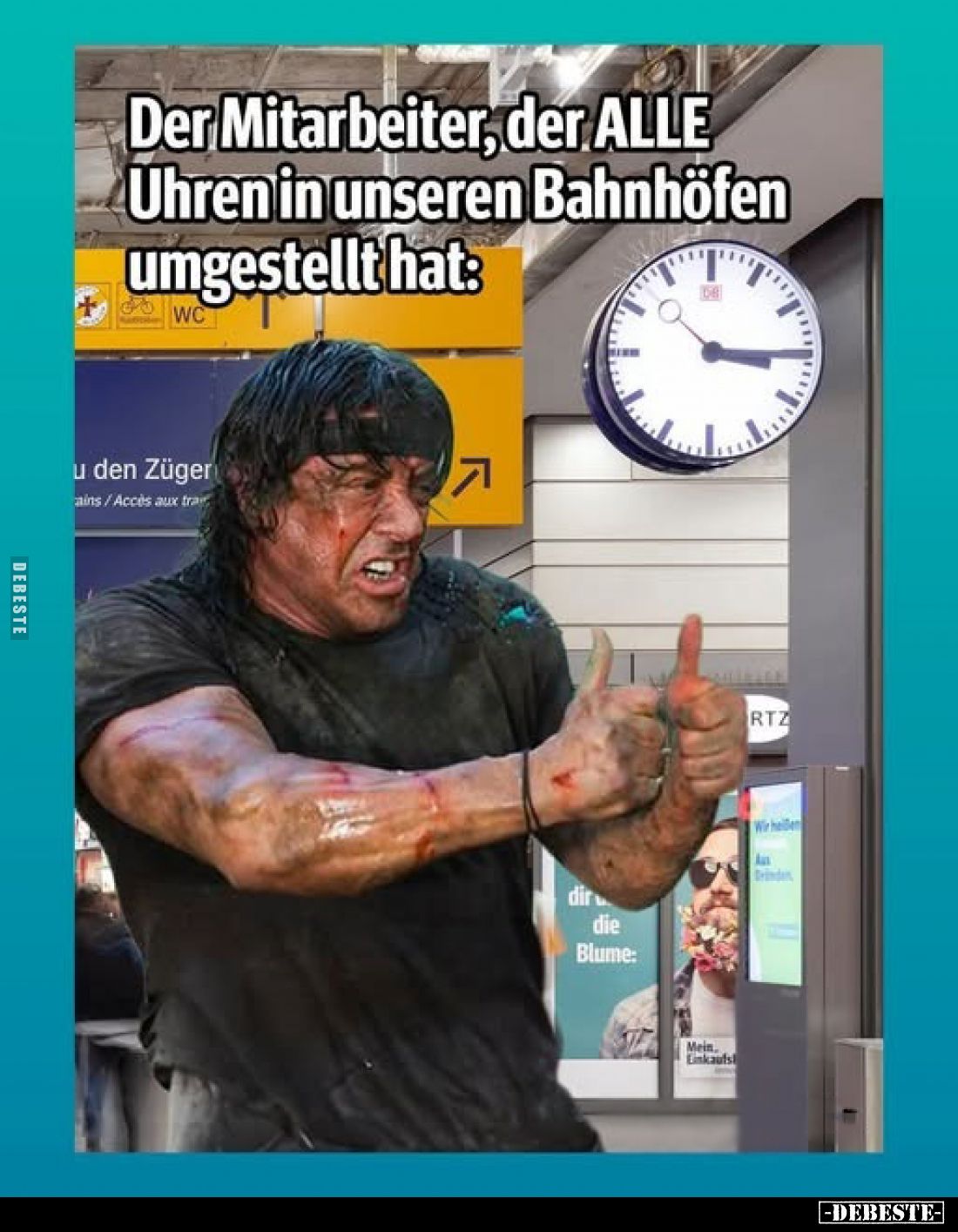 Der Mitarbeiter, der ALLE Uhren in unseren Bahnhöfen umgestellt hat: