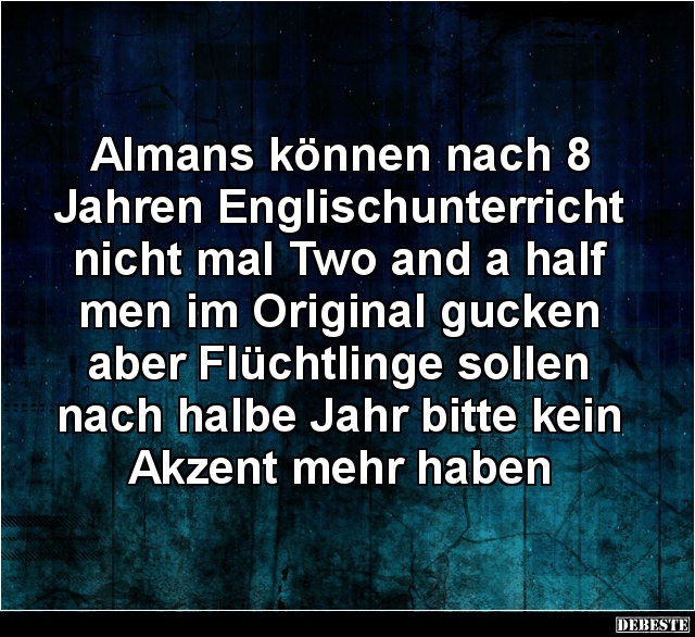 Almans können nach 8 Jahren Englischunterricht... - Lustige Bilder | DEBESTE.de