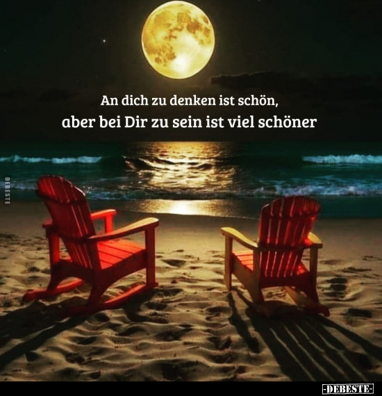 An dich zu denken ist schön.. - Lustige Bilder | DEBESTE.de