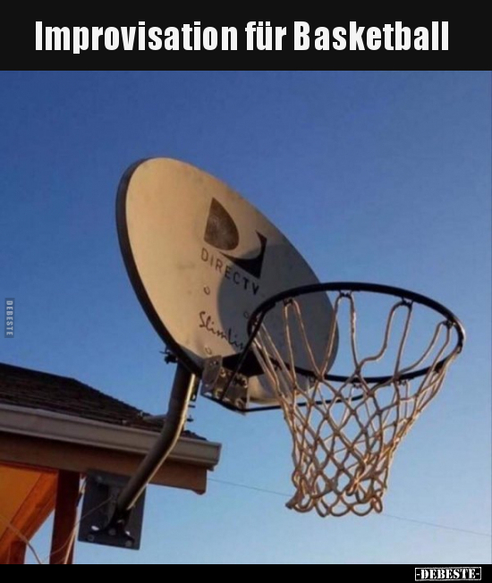 Improvisation für Basketball.. - Lustige Bilder | DEBESTE.de