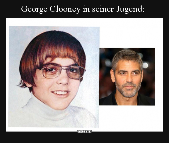 George Clooney in seiner Jugend.. - Lustige Bilder | DEBESTE.de