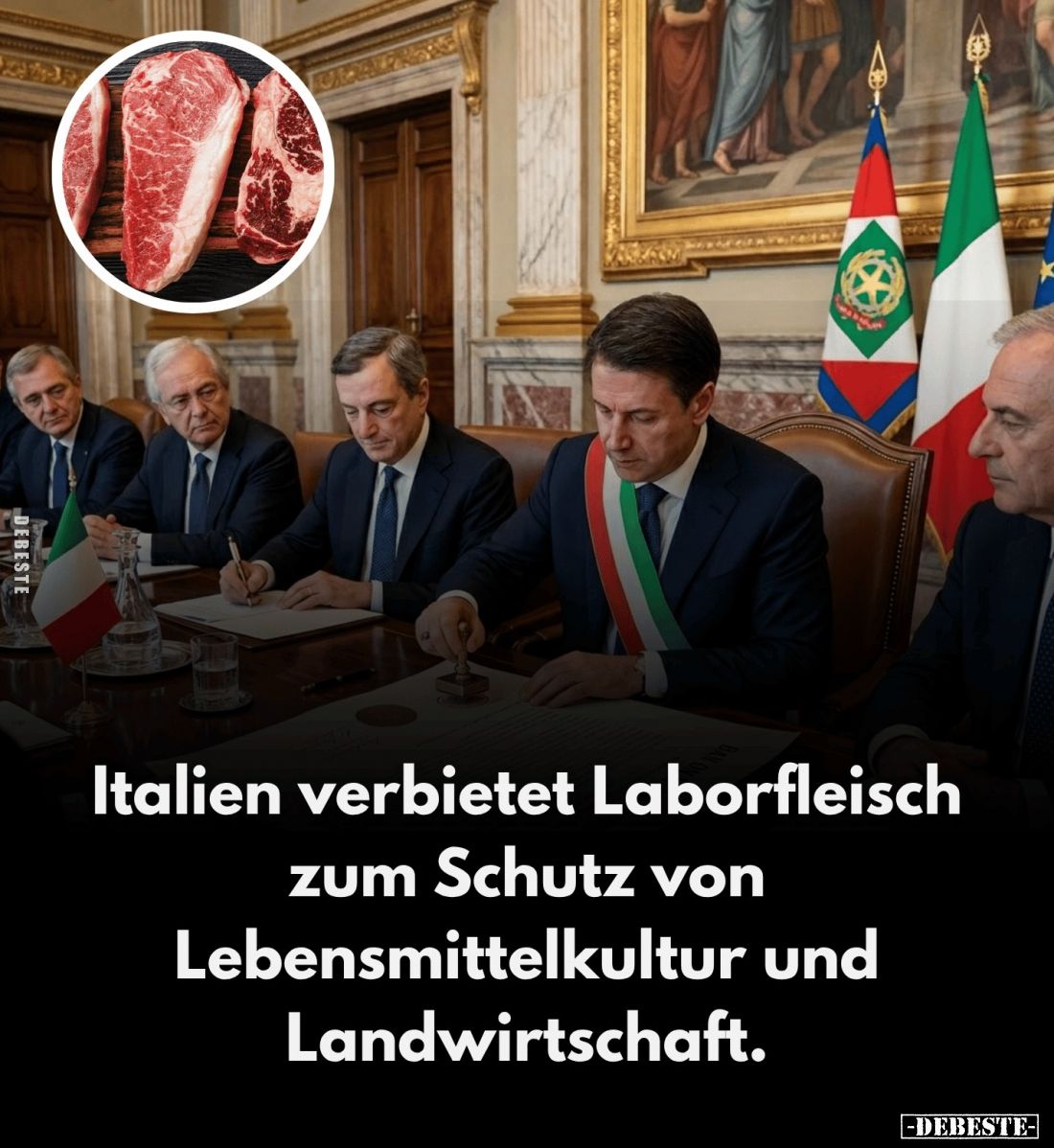 Italien verbietet Laborfleisch zum Schutz... - Lustige Bilder | DEBESTE.de