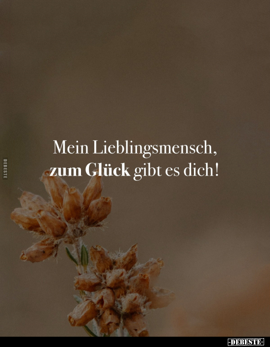 Lieblingsmensch, Glück