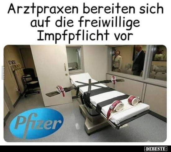 Arztpraxen bereiten sich auf die freiwillige Impfpflicht.. - Lustige Bilder | DEBESTE.de