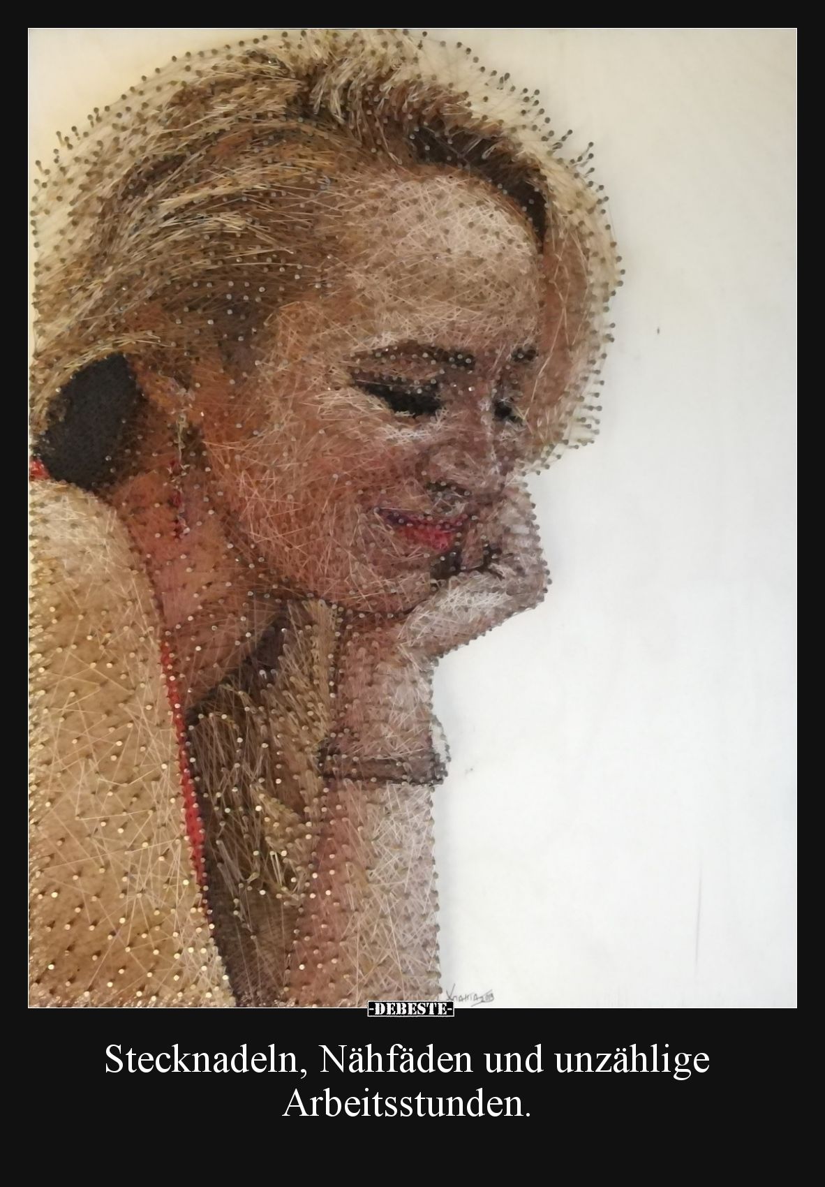 Stecknadeln, Nähfäden und unzählige Arbeitsstunden