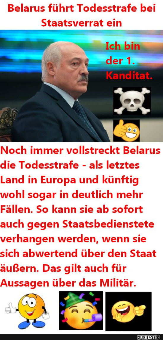 Putins Kumpel, der Bauerntrottel aus Belarus - Lustige Bilder | DEBESTE.de