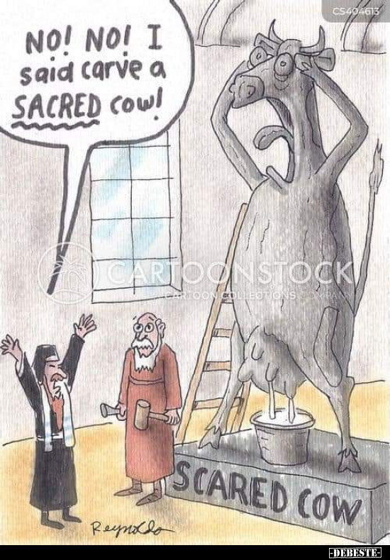 No! No! I said carve a sacred cow!.. - Lustige Bilder | DEBESTE.de