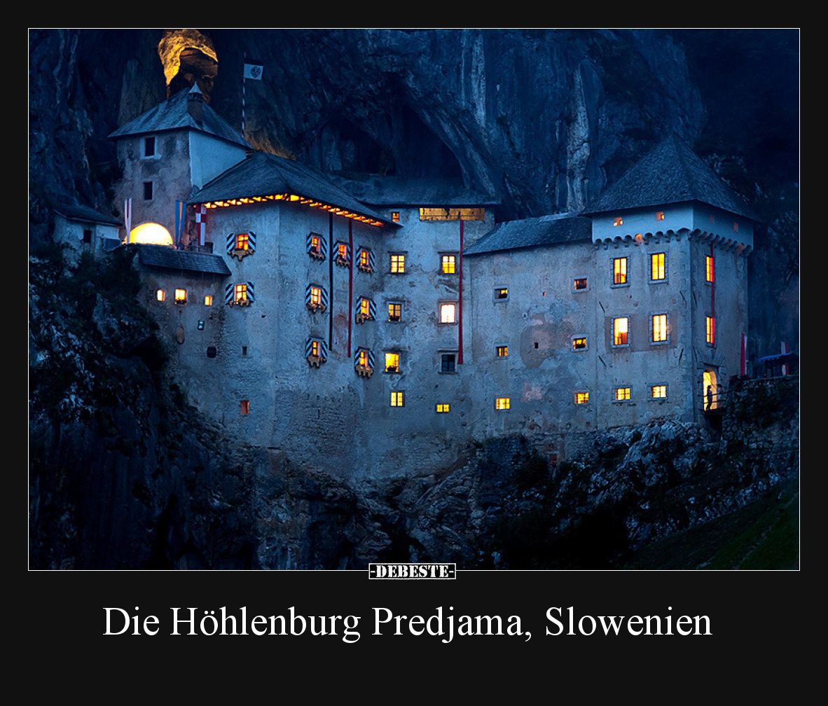 Die Höhlenburg Predjama, Slowenien