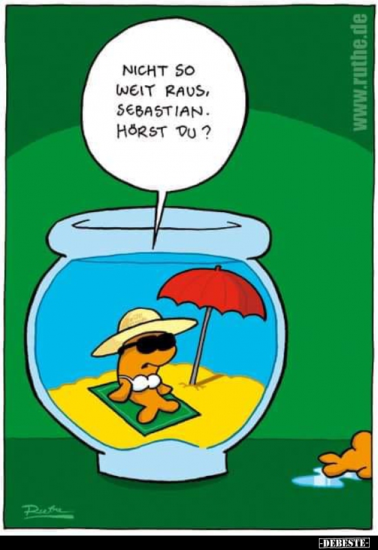 Nicht so weit raus, Sebastian. Hörst du?..