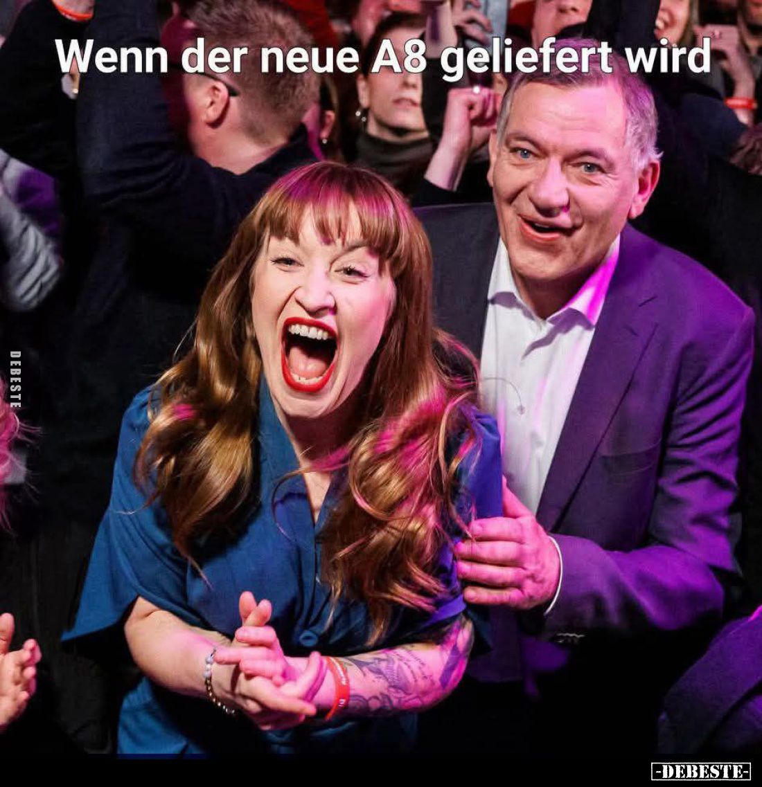 Wenn der neue A8 geliefert wird.