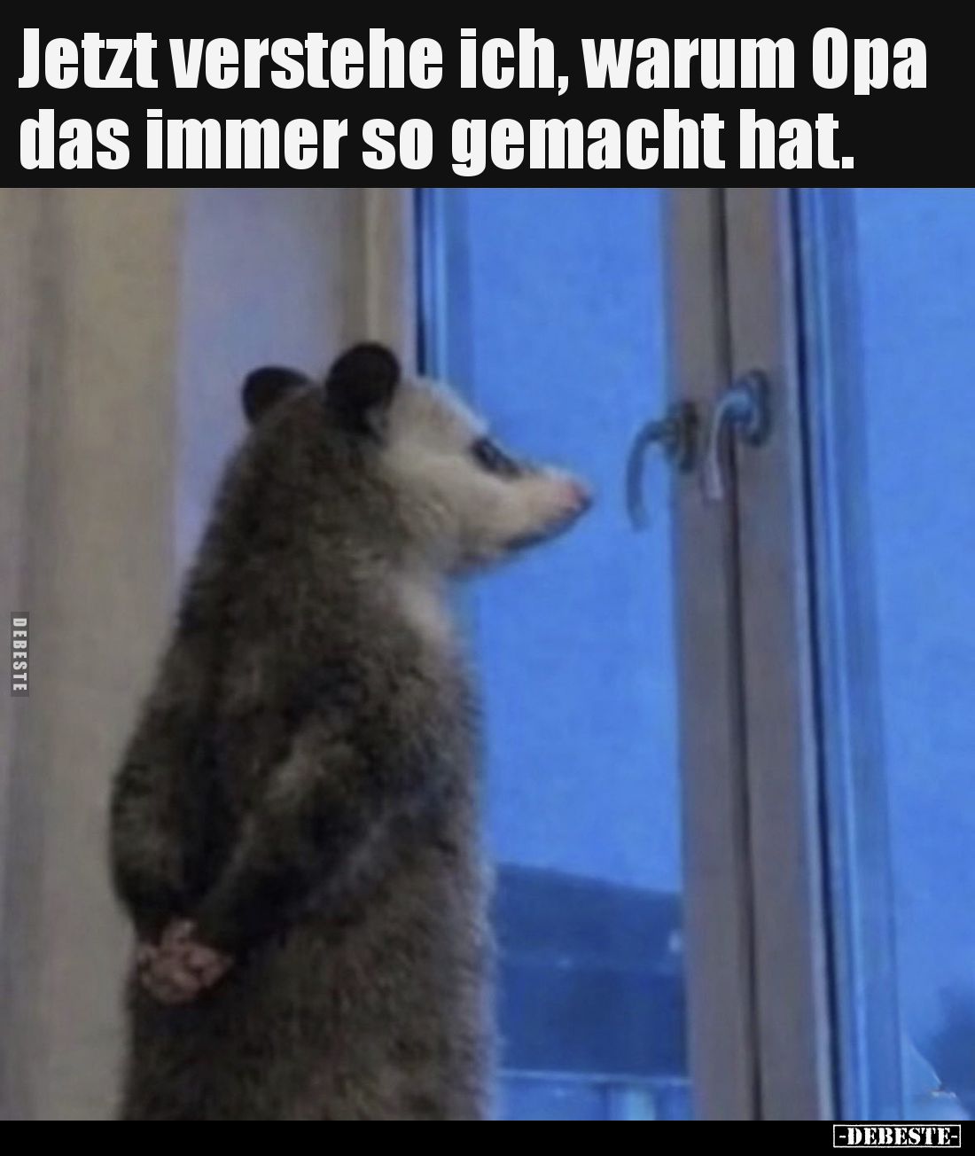 Jetzt verstehe ich, warum Opa das immer so gemacht hat... - Lustige Bilder | DEBESTE.de