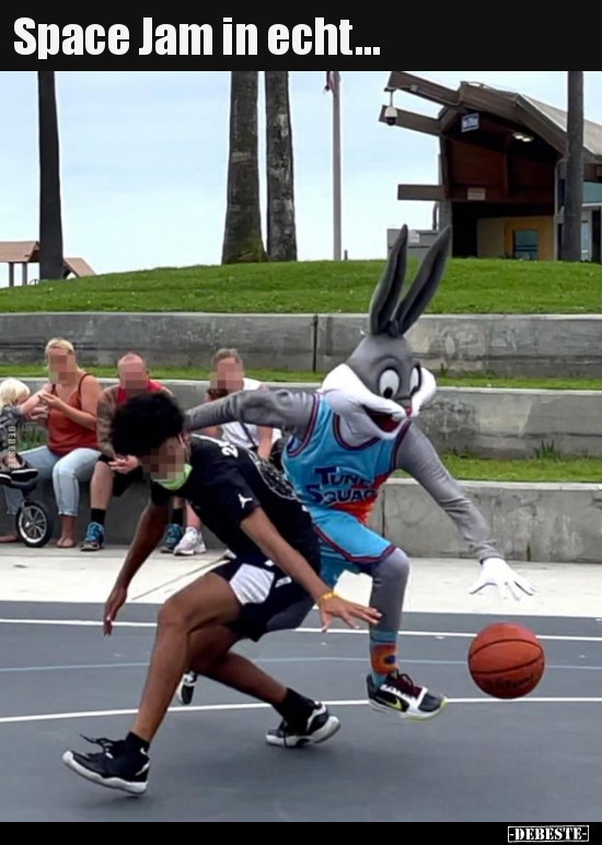 Space Jam in echt...