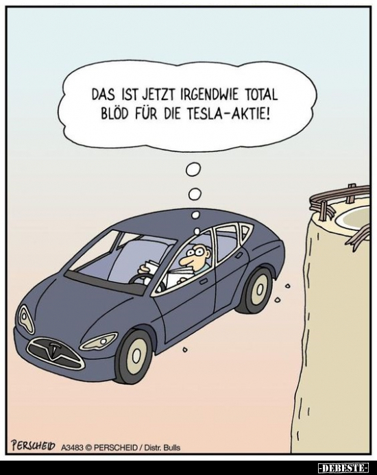 Das ist jetzt irgendwie total blöd für die Tesla-Aktie!.. - Lustige Bilder | DEBESTE.de