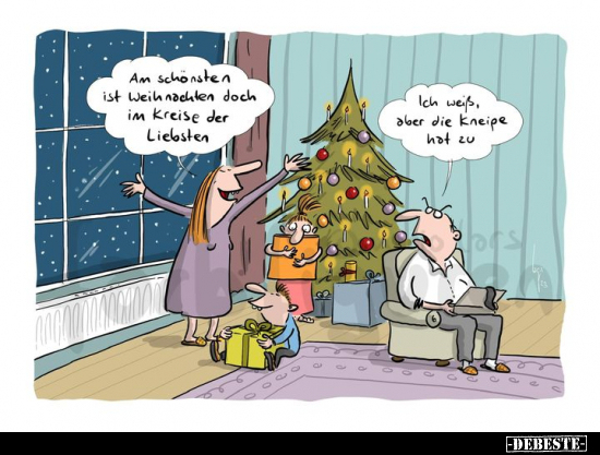 Am schönsten ist Weihnachten doch im Kreise.. - Lustige Bilder | DEBESTE.de