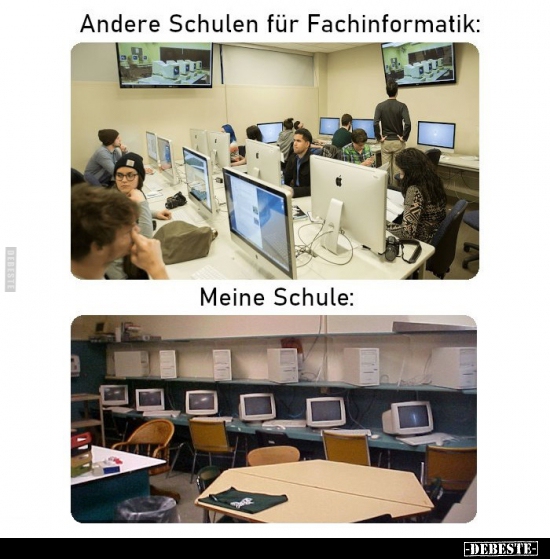 Andere Schulen für Fachinformatik.. - Lustige Bilder | DEBESTE.de