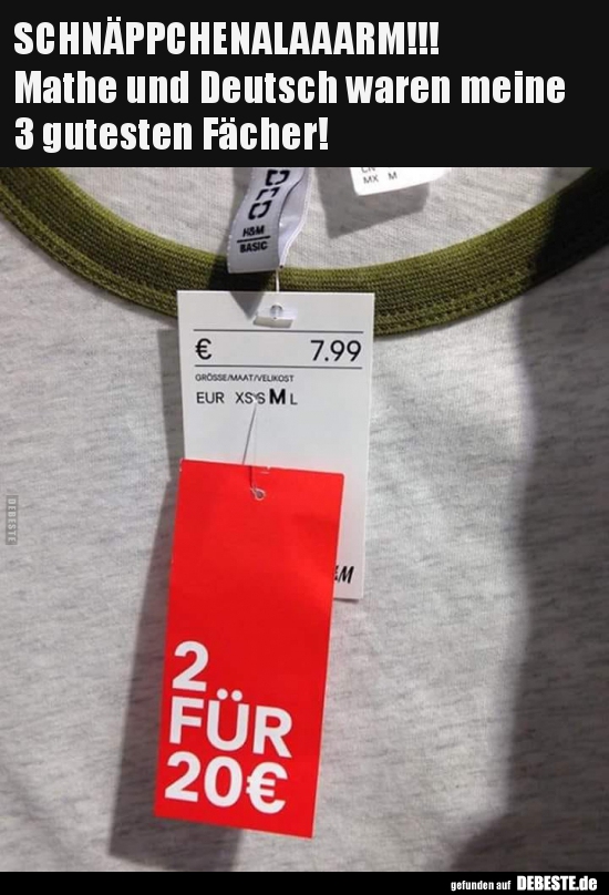 SCHNÄPPCHENALAAARM!!!..