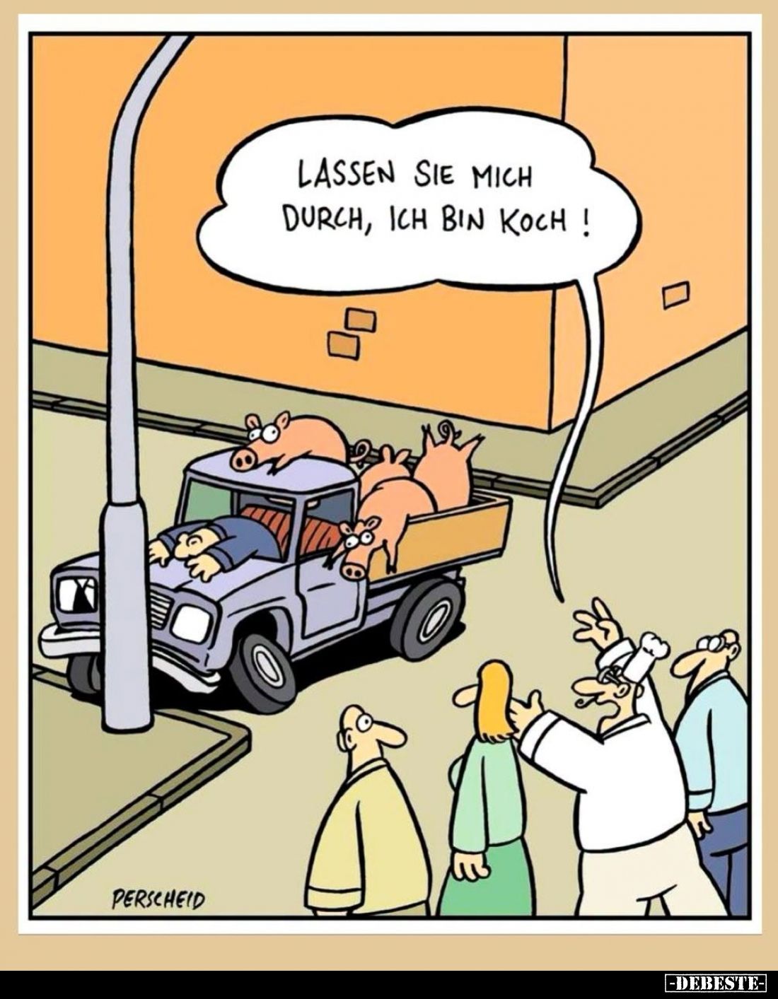 Lassen sie mich durch, ich bin Koch!.. - Lustige Bilder | DEBESTE.de
