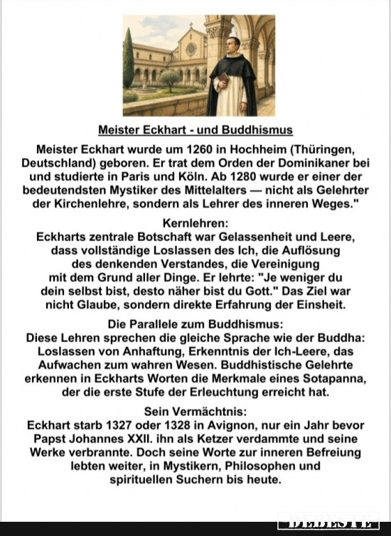 Meister Eckhart - und Buddhismus - Lustige Bilder | DEBESTE.de