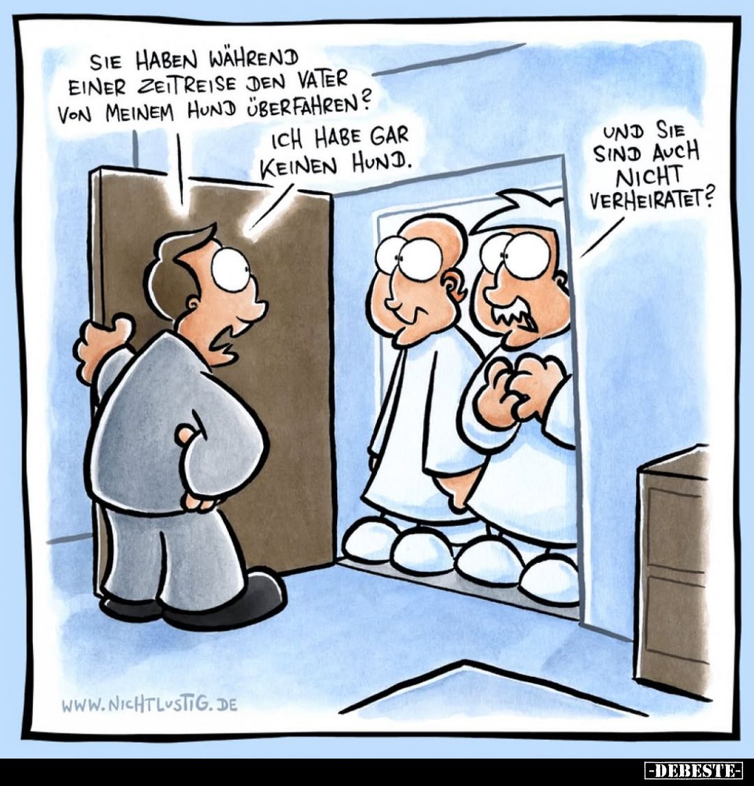 Sie haben während einer Zeitreise... - Lustige Bilder | DEBESTE.de