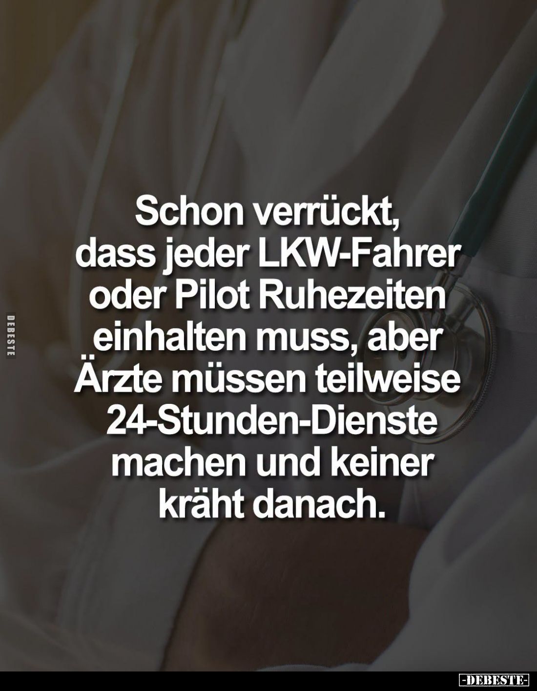 Schon verrückt, dass jeder LKW-Fahrer... - Lustige Bilder | DEBESTE.de