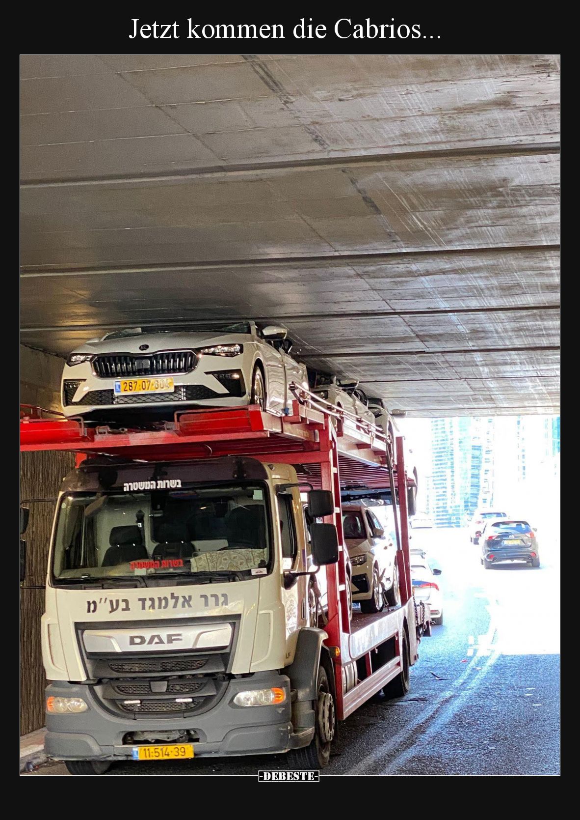 Jetzt kommen die Cabrios.