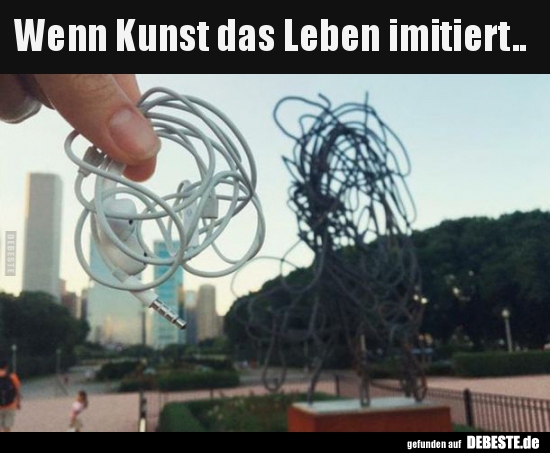 Wenn Kunst das Leben imitiert..