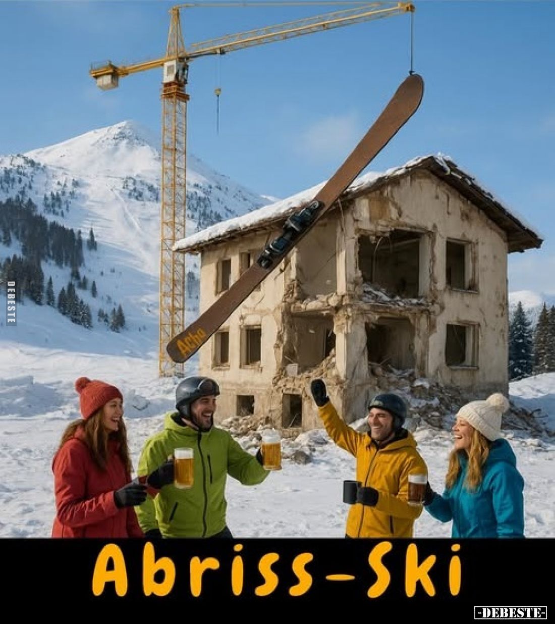 Abriss-Ski