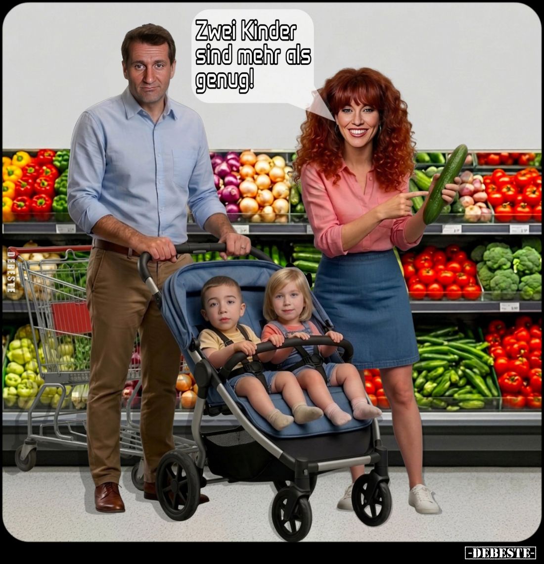 Zwei Kinder
sind mehr als
genug!