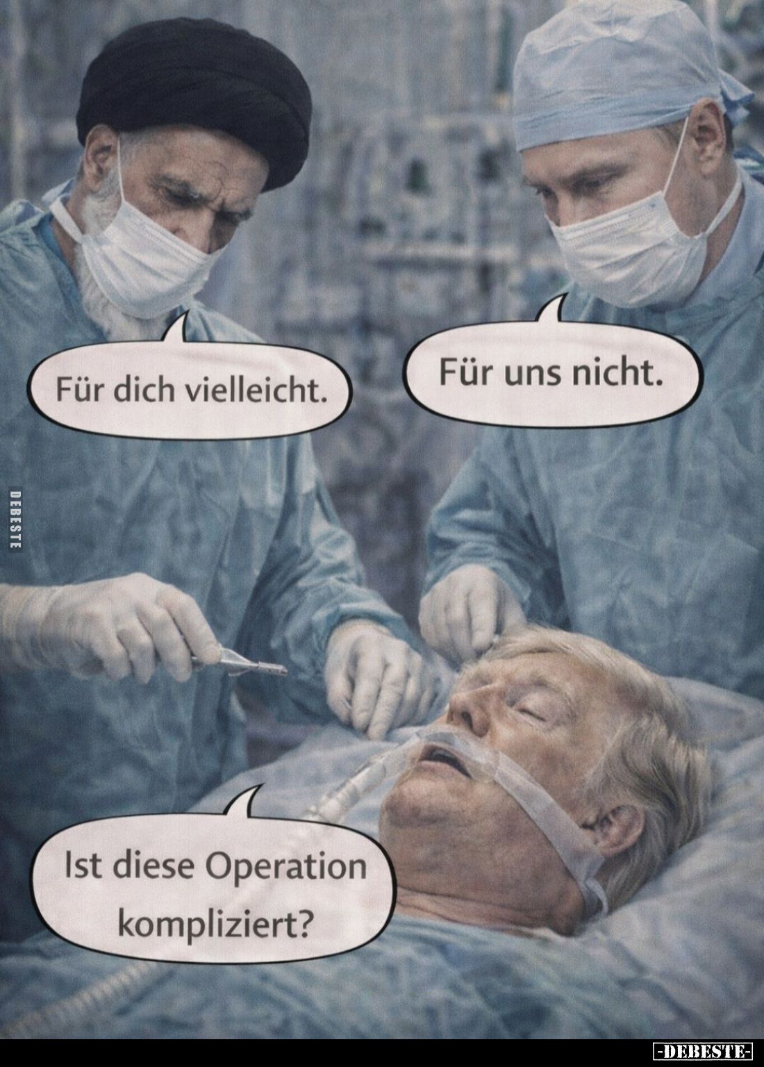 Ist diese Operation kompliziert? - Für dich vielleicht. -
Für uns nicht.