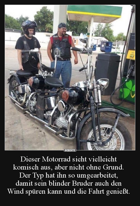 Dieser Motorrad sieht vielleicht komisch aus, aber nicht.. - Lustige Bilder | DEBESTE.de