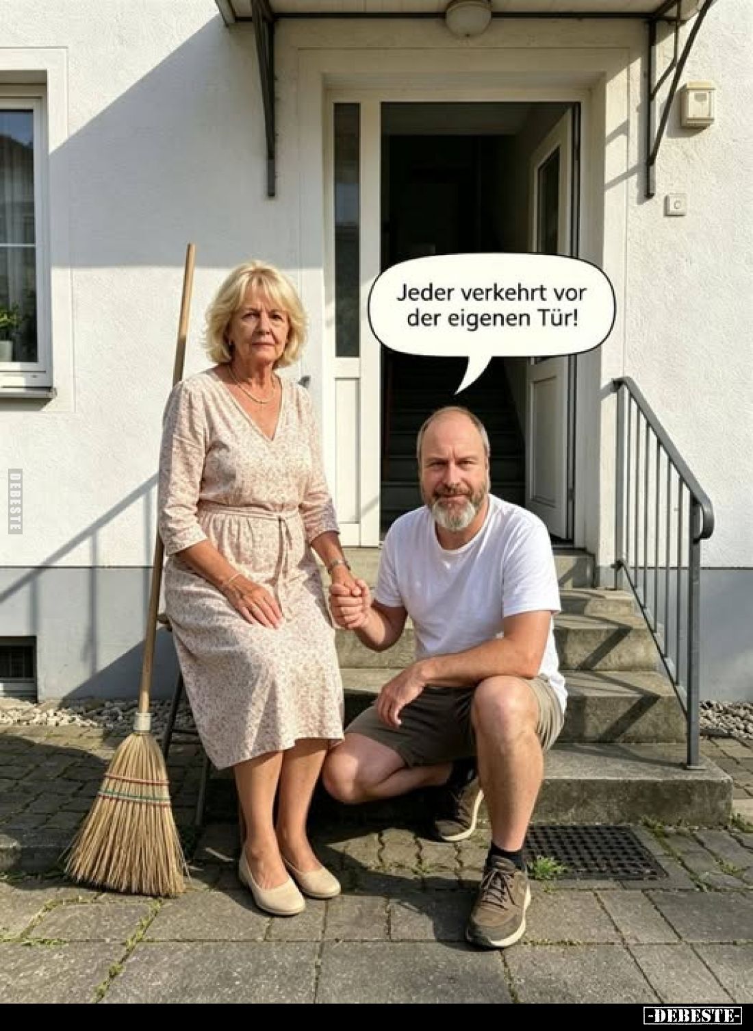 Jeder verkehrt vor der eigenen Tür!