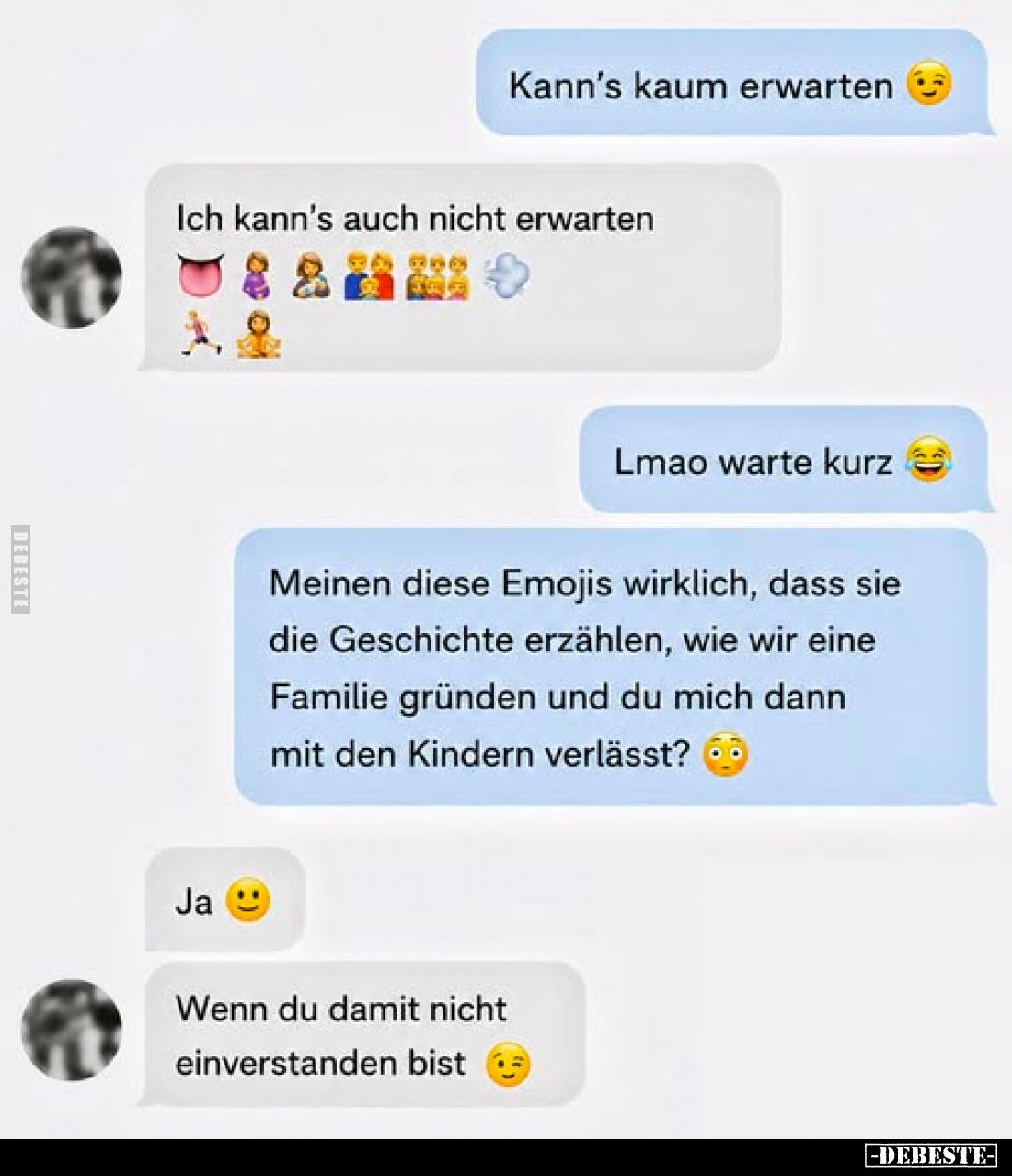 Kann's kaum erwarten
-
Ich kann's auch nicht erwarten
-
Lmao warte kurz
Meinen diese Emojis wirklich, dass sie die Gesch...