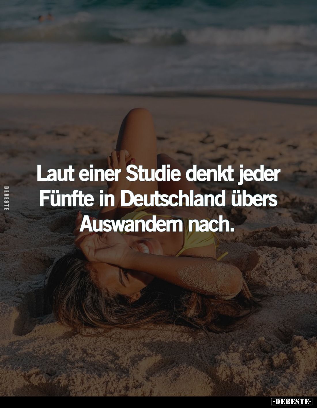 Laut einer Studie denkt jeder Fünfte in Deutschland übers Auswandern nach.
