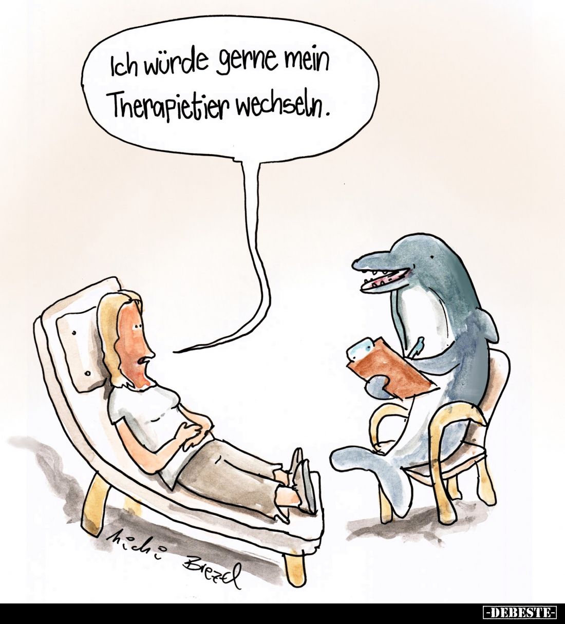 Ich würde gerne mein Therapietier wechseln.