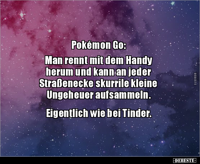 Pokémon Go: Man rennt mit dem Handy herum und kann an.. - Lustige Bilder | DEBESTE.de