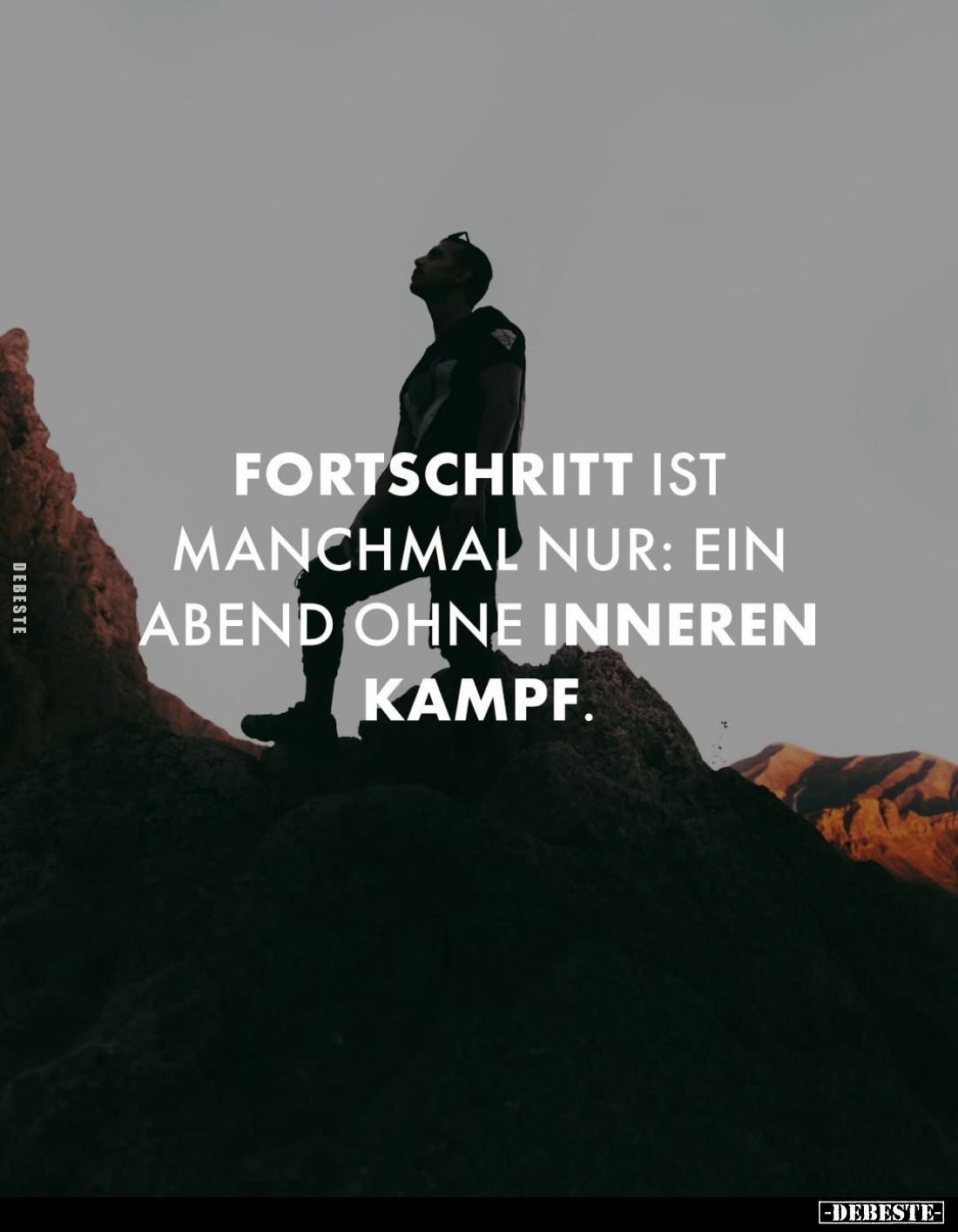 Fortschritt ist manchmal nur: Ein Abend ohne inneren Kampf.