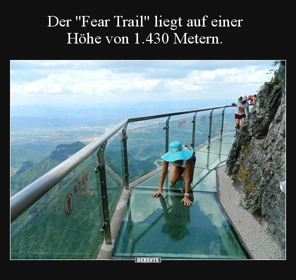 Der "Fear Trail" liegt auf einer Höhe von 1.430 Metern.