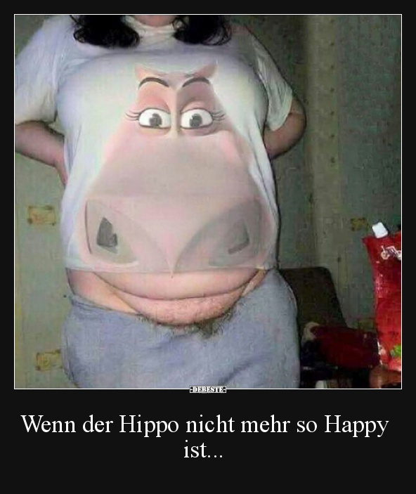 Wenn der Hippo nicht mehr so Happy ist... - Lustige Bilder | DEBESTE.de