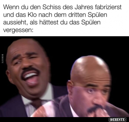 Wenn du den Schiss des Jahres fabrizierst und das Klo nach.. - Lustige Bilder | DEBESTE.de