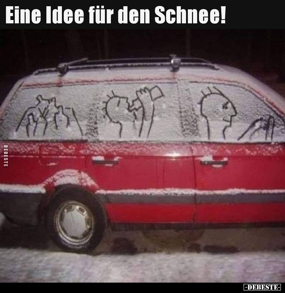 Eine Idee für den Schnee!