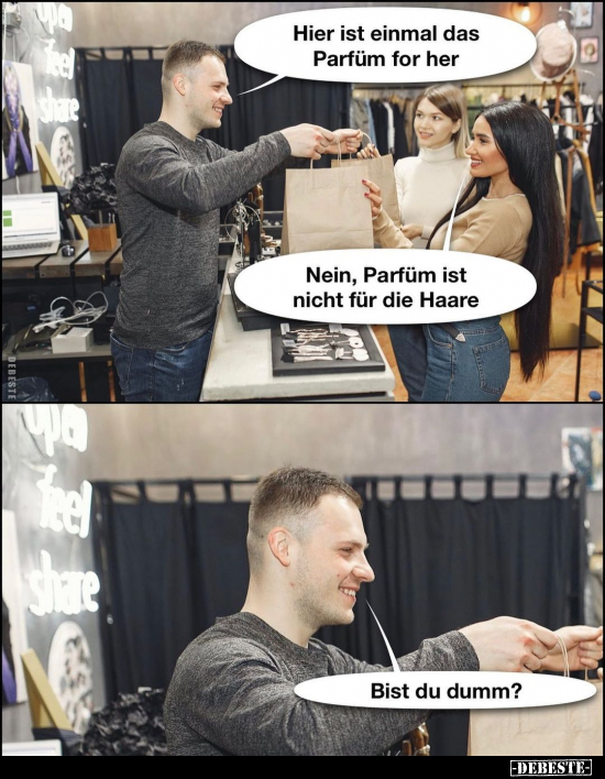 Hier ist einmal das Parfüm for her.. - Lustige Bilder | DEBESTE.de