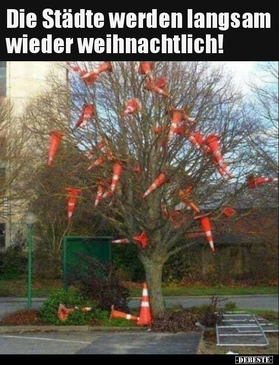 Die Städte werden langsam wieder weihnachtlich!..