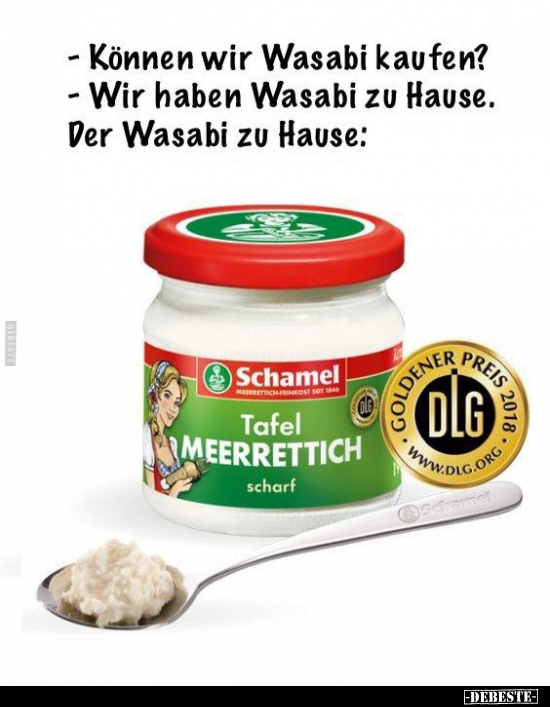 Können wir Wasabi kaufen?.. - Lustige Bilder | DEBESTE.de