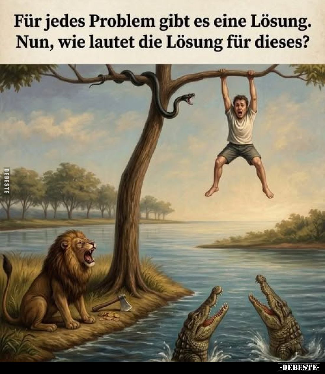 Für jedes Problem gibt es eine Lösung. Nun, wie lautet die Lösung für dieses?